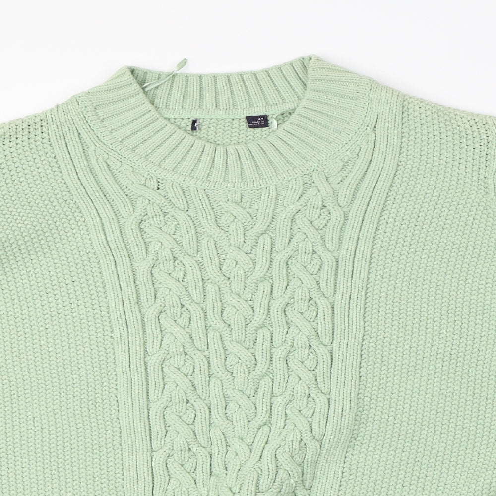 M&S Womens Green   Pullover Jumper Size 24
