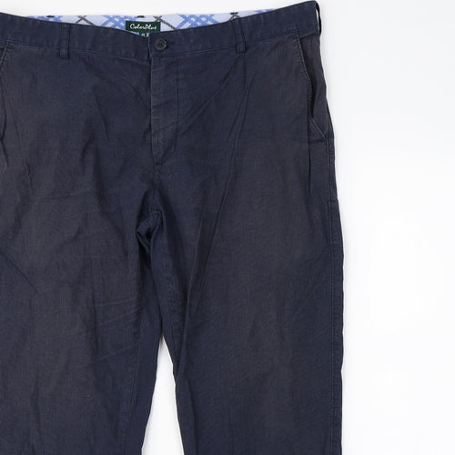 colorplus Mens Blue   Trousers  Size L L29 in