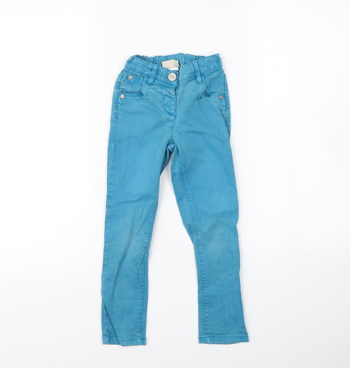 NEXT Girls Blue Straight Jeans Size 4 Years