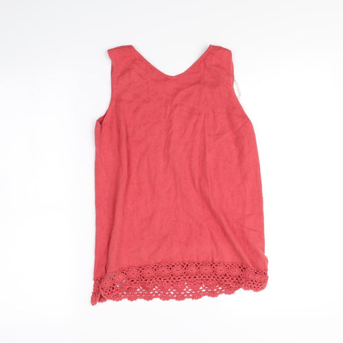 Dorothy Perkins Womens Ivory   Basic Tank Size 10