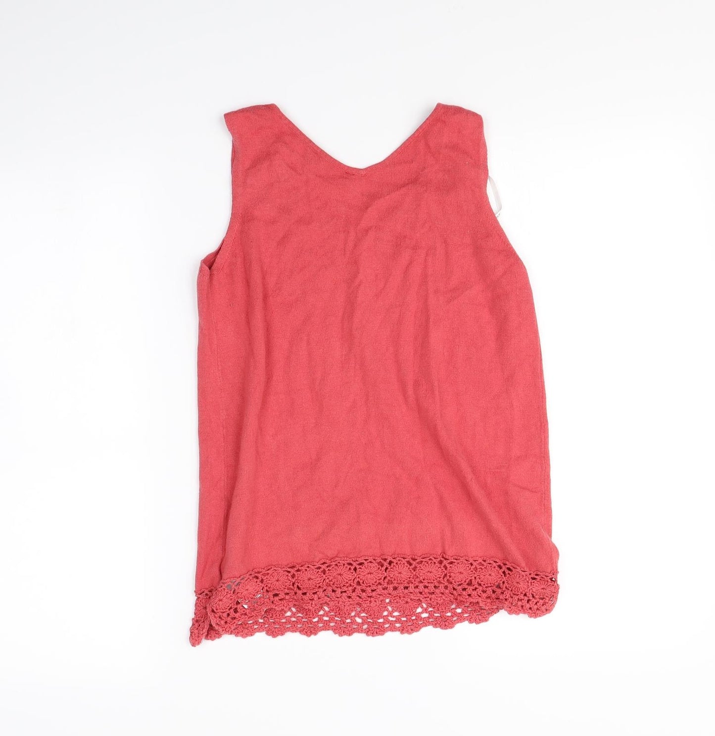Dorothy Perkins Womens Ivory   Basic Tank Size 10