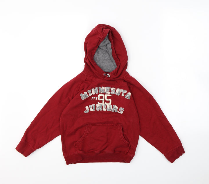 Rebel Boys Red Pullover Hoodie Size 5-6 Years