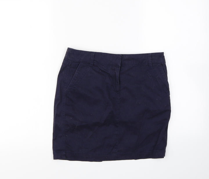 Casual Womens Blue Mini Skirt Size 8