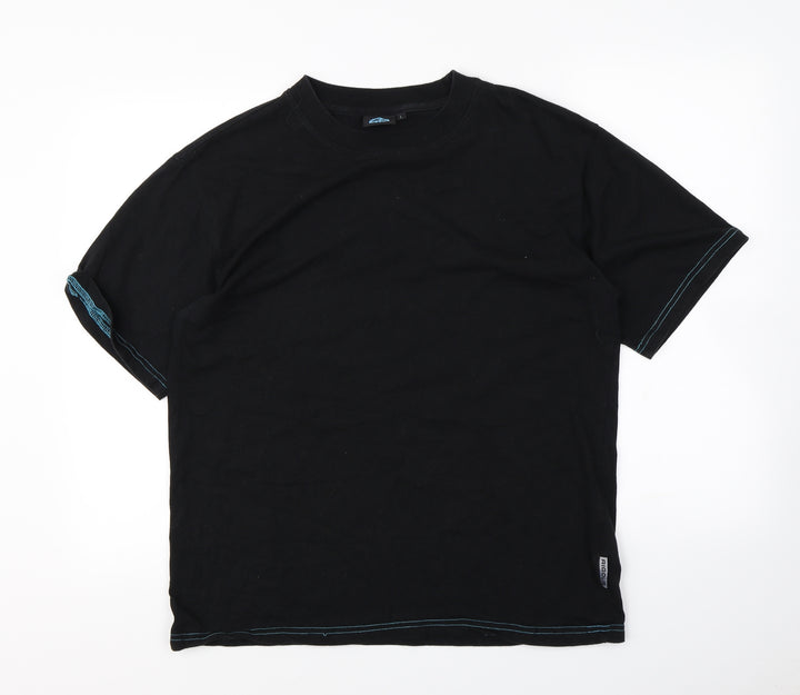 Rigour Mens Black T-Shirt Size L