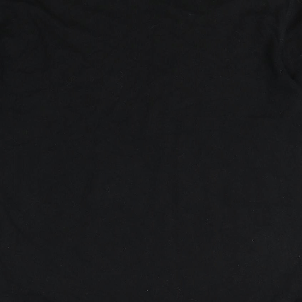 Rigour Mens Black    T-Shirt Size L
