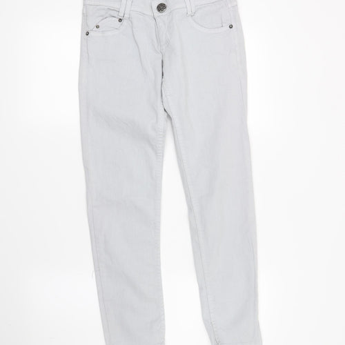Stradivarius Womens Grey  Denim Skinny Jeans Size 8