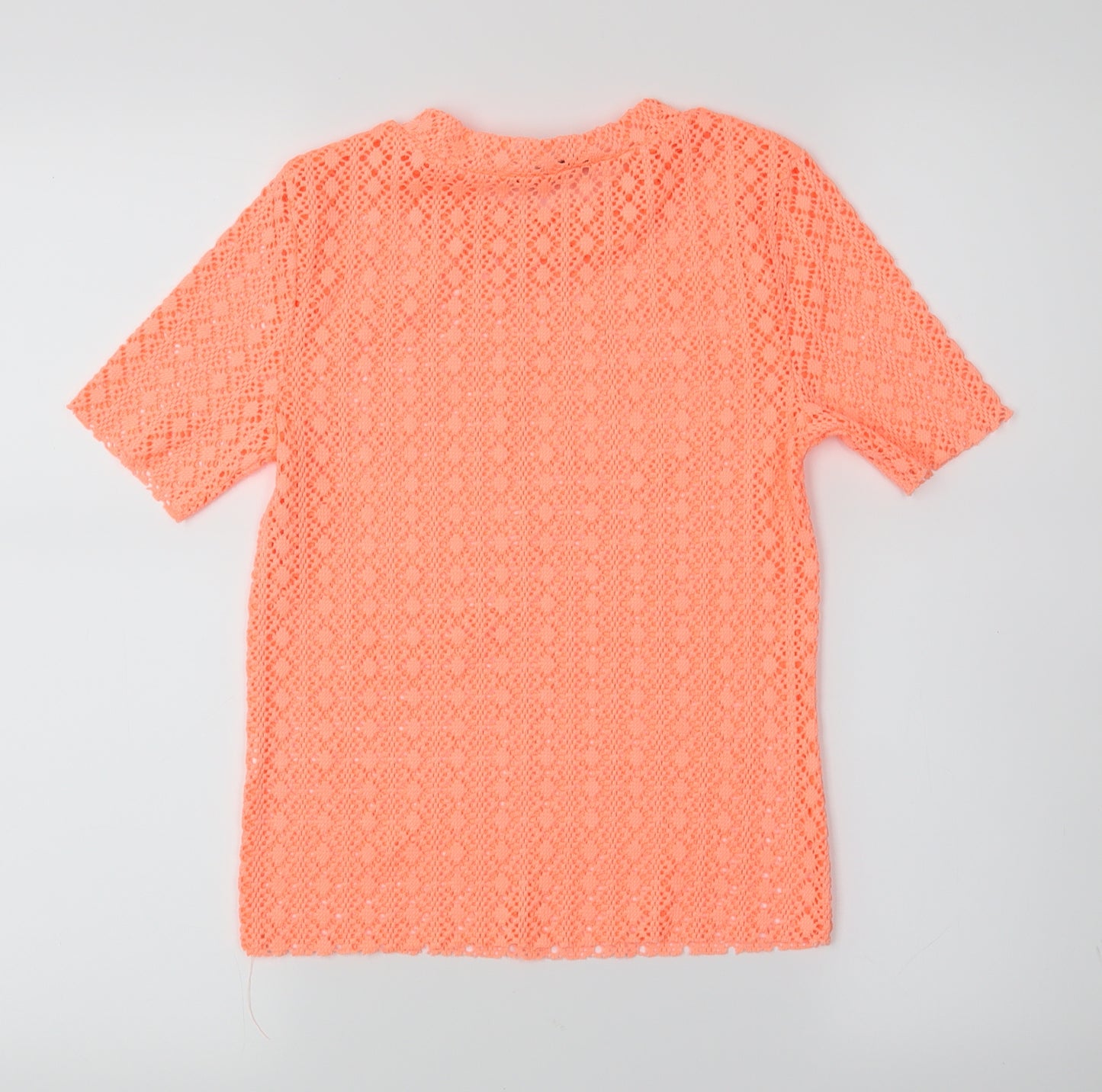 Bershka Womens Orange   Pullover Jumper Size S  - neon