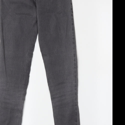 Topshop Womens Grey  Denim Skinny Jeans Size 25 in