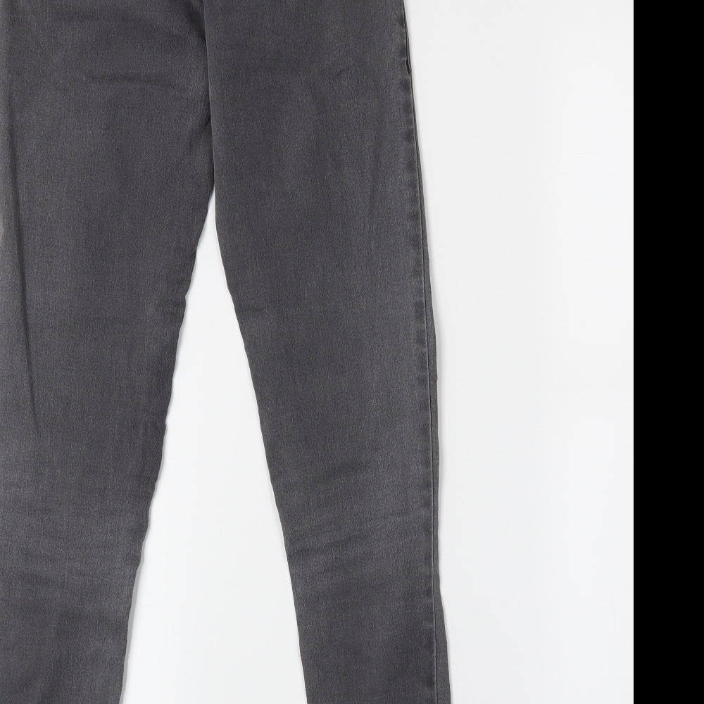 Topshop Womens Grey  Denim Skinny Jeans Size 25 in