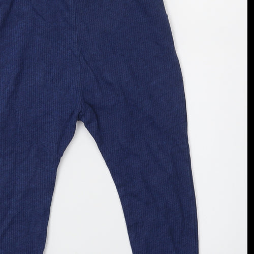 George Boys Blue Striped  Sweatpants Trousers Size 3-4 Years