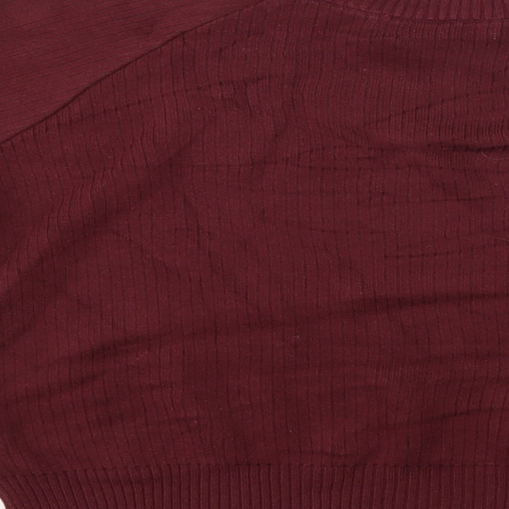 Mango Womens Red   Pullover Jumper Size 4