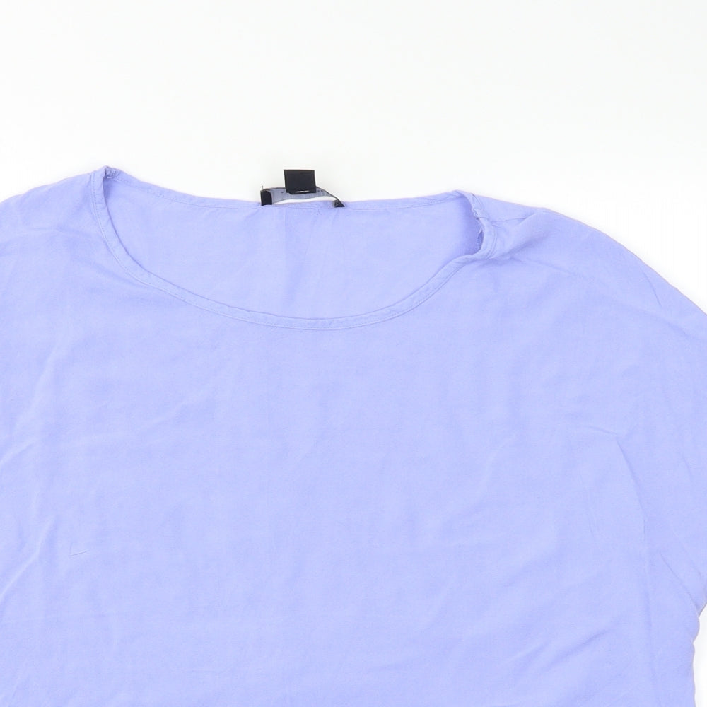 Atmosphere Womens Blue   Basic T-Shirt Size 12