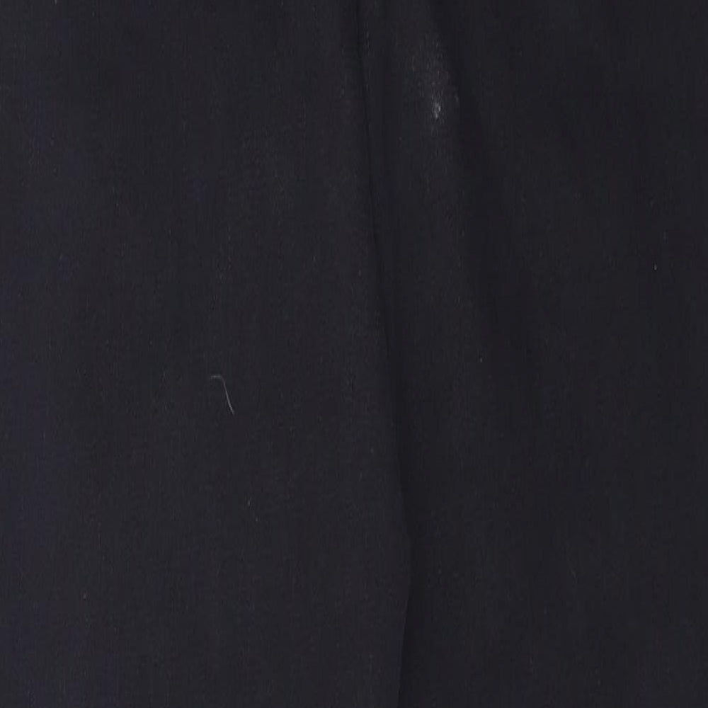 Preworn Womens Black  Denim Skinny Jeans Size 8 L29 in - studded detail