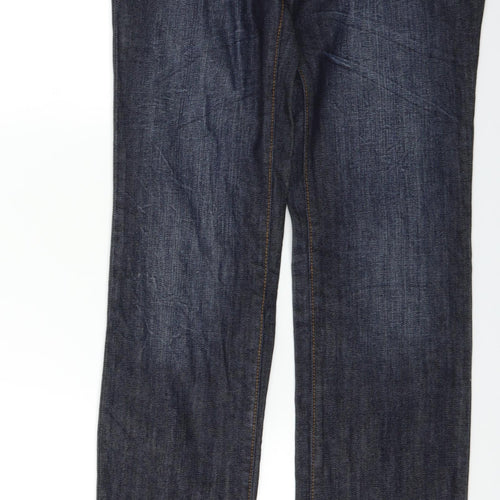 Sciapai Womens Blue  Denim Straight Jeans Size S L31 in