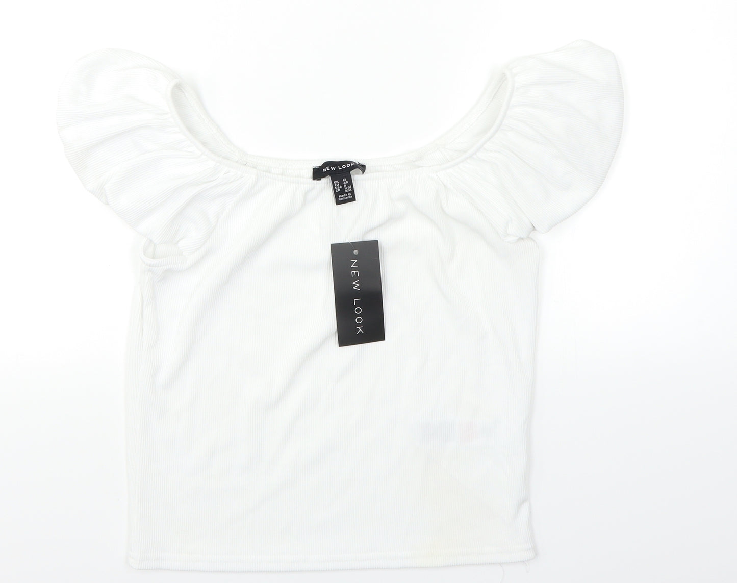 New Look Womens White   Basic Blouse Size 12