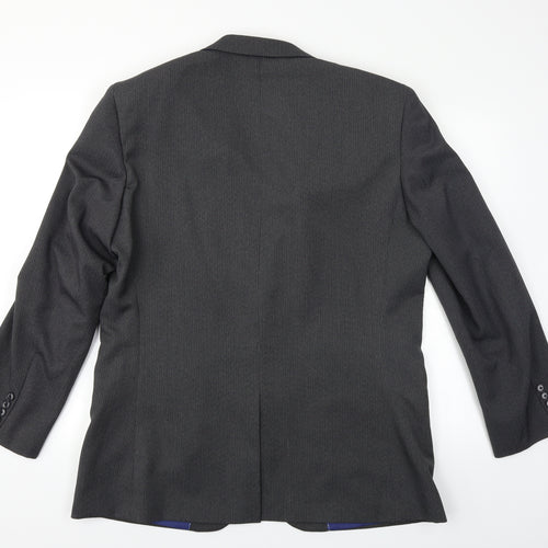 T&W Mens Grey   Jacket Blazer Size XL