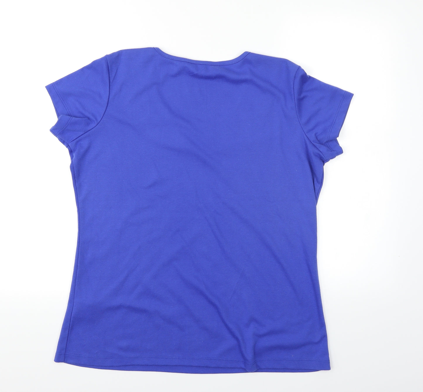 Simply Womens Blue   Basic T-Shirt Size 20