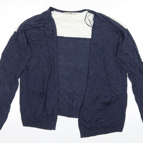 TU Womens Blue   Cardigan Jumper Size 10