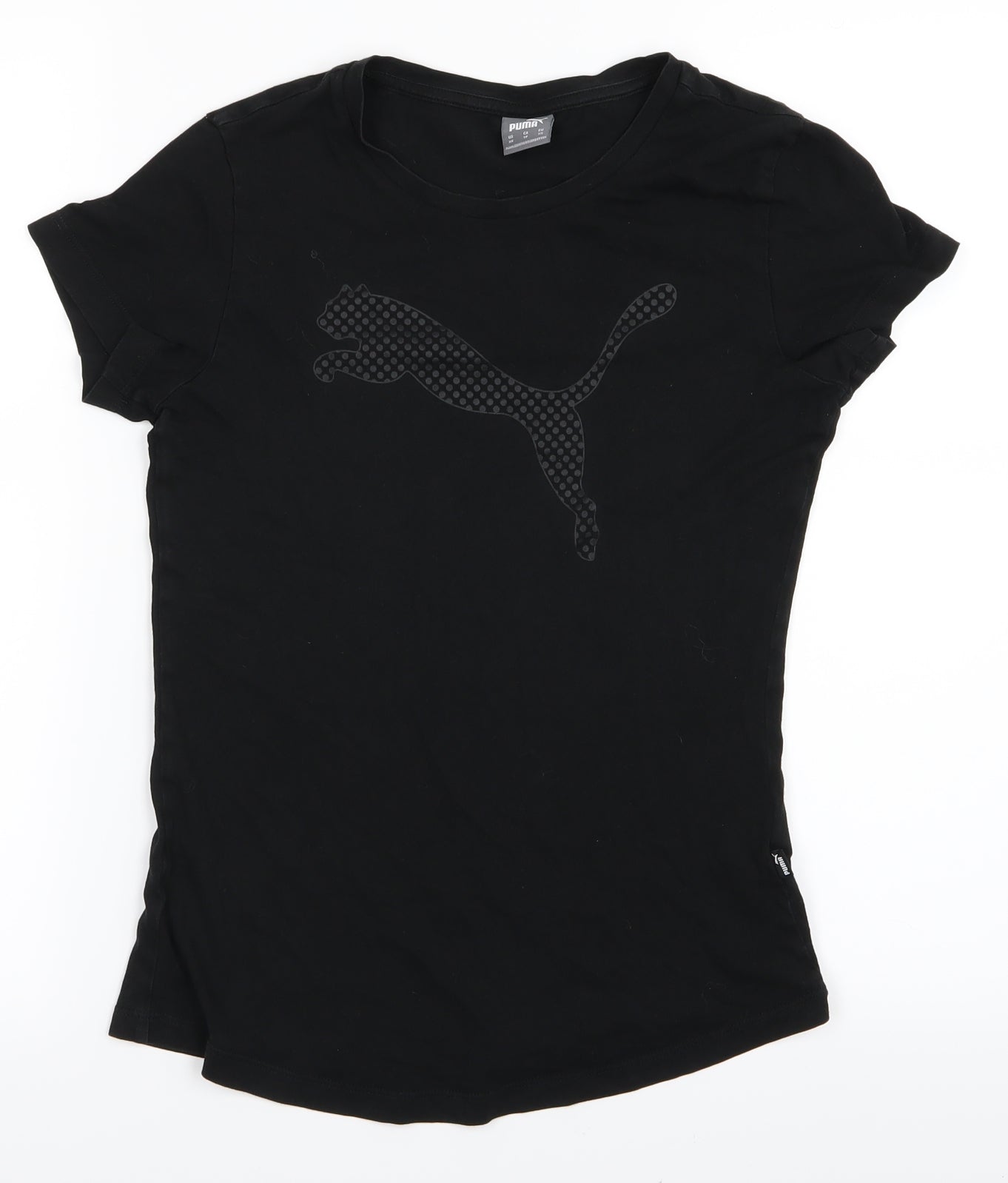 PUMA Womens Black   Basic T-Shirt Size S