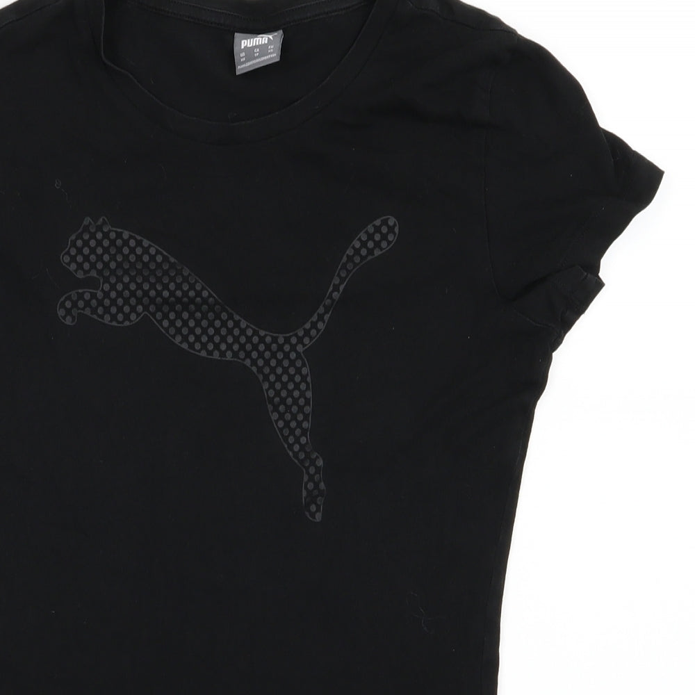 PUMA Womens Black   Basic T-Shirt Size S