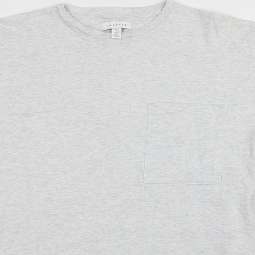New Look Womens Grey   Basic T-Shirt Size 8