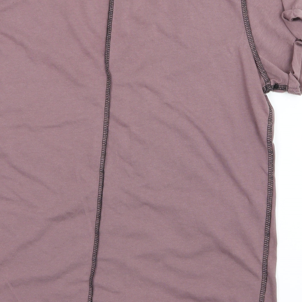 Firetrap Womens Purple   Basic T-Shirt Size M  - Wolfs Head