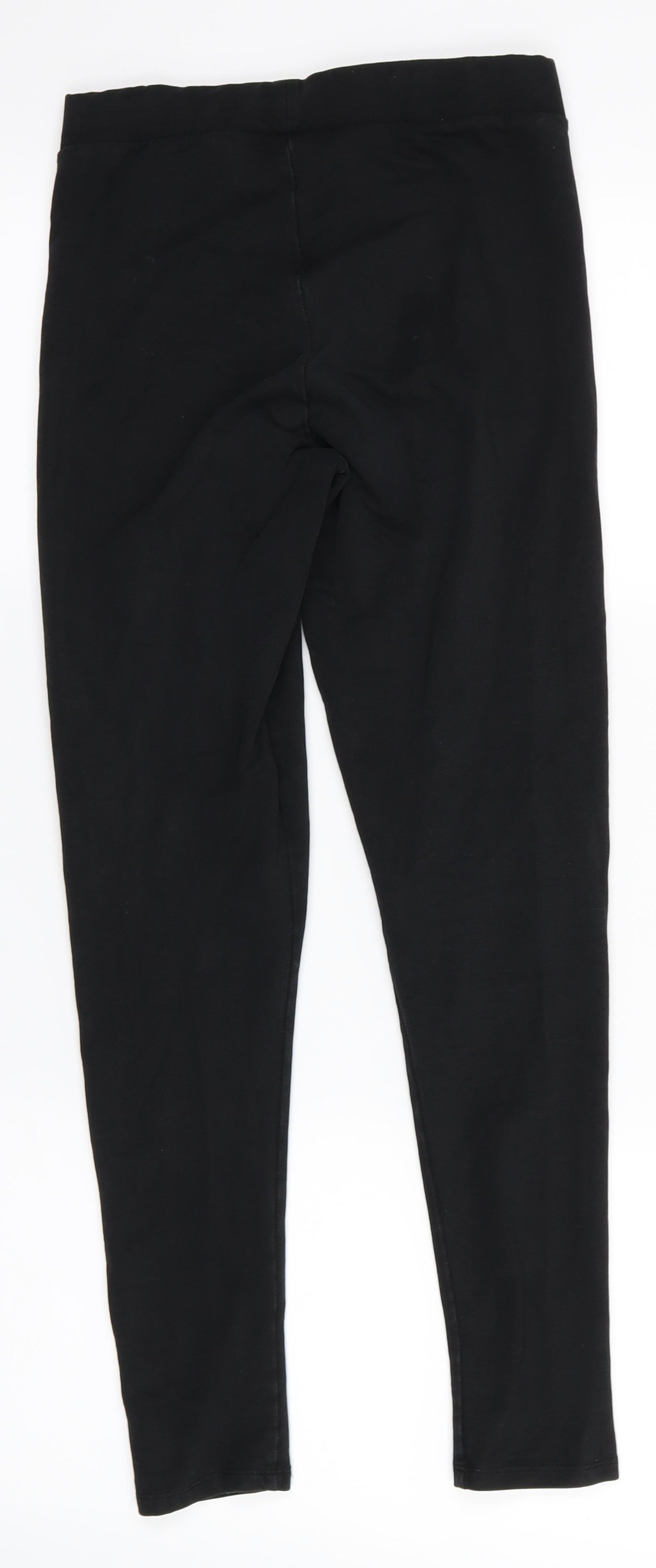 11 degrees Womens Black   Jogger Leggings Size 6 L25 in