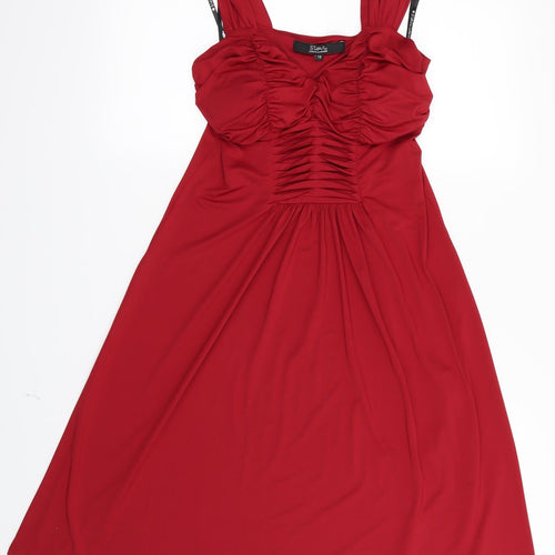 Star Womens Red   A-Line  Size 10