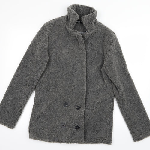 Select Womens Grey   Overcoat Coat Size 6