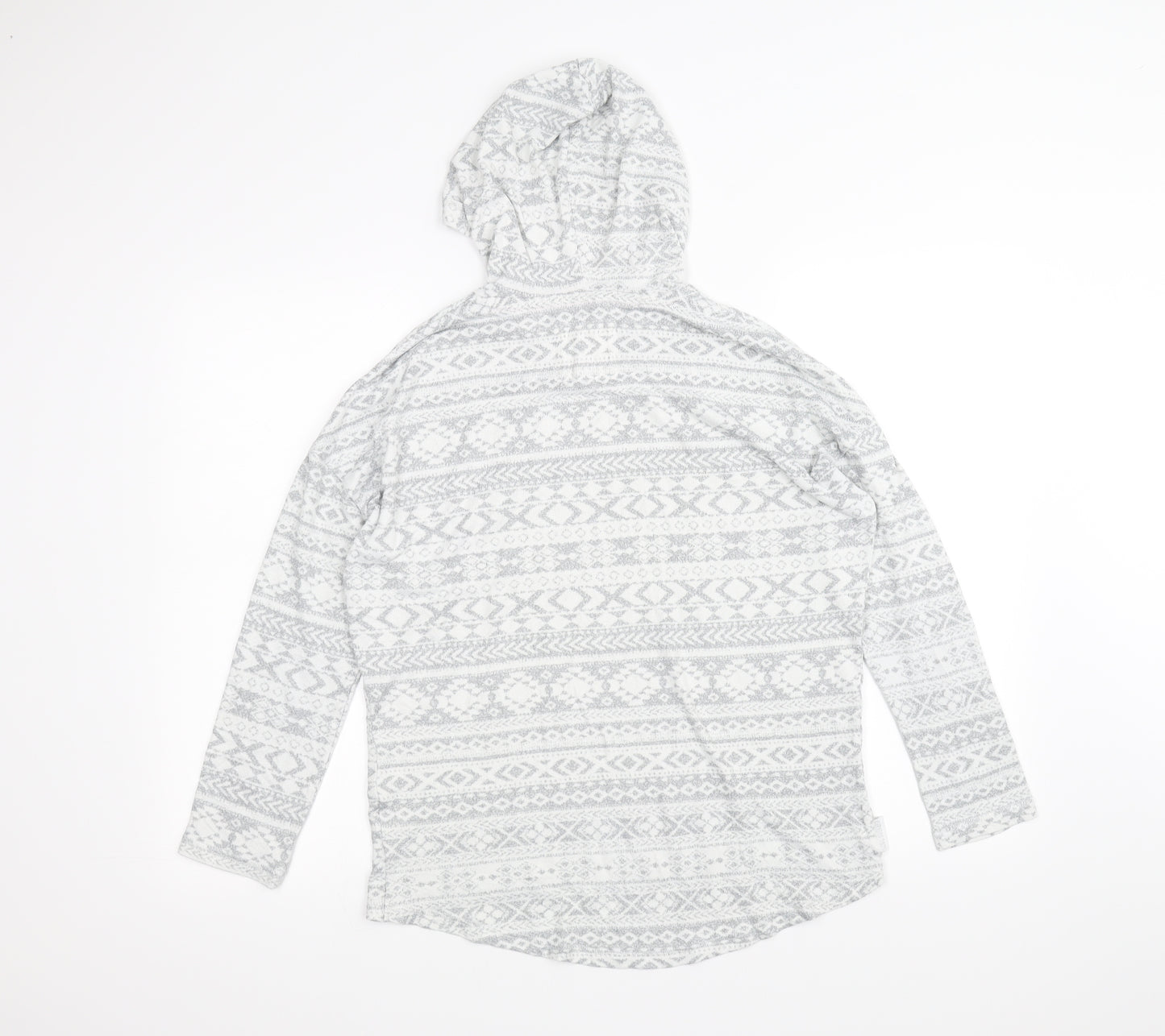 Preworn Womens White   Pullover Hoodie Size 8