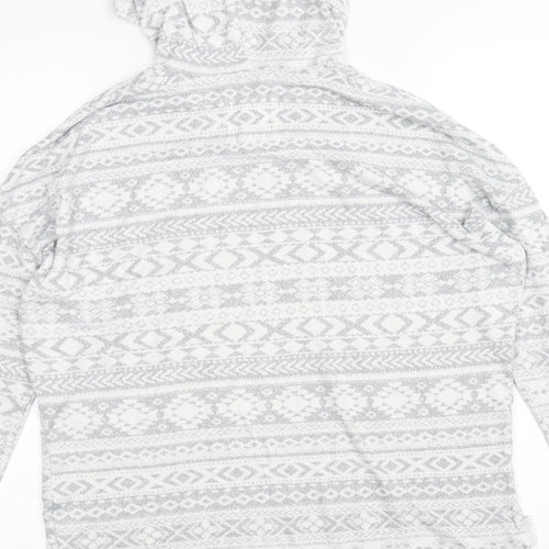 Preworn Womens White   Pullover Hoodie Size 8