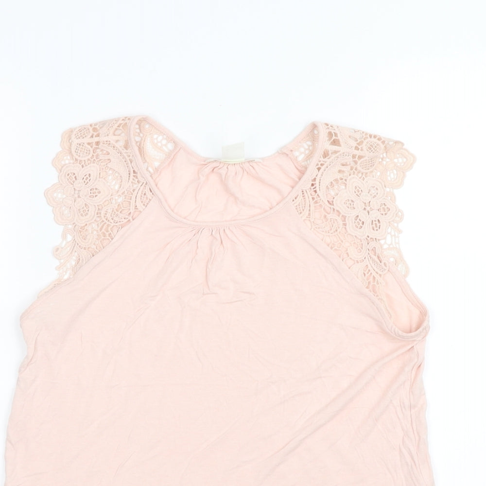 H&M Womens Pink   Basic Tank Size XS