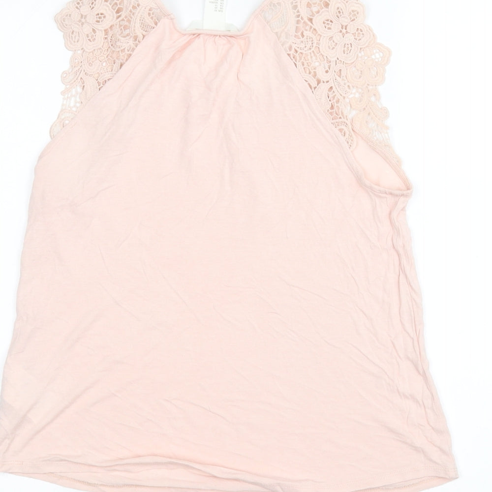 H&M Womens Pink   Basic Tank Size XS
