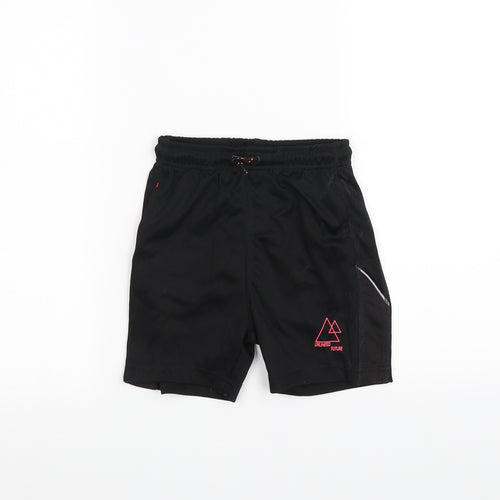 George Girls Black   Sweat Shorts Size 5-6 Years