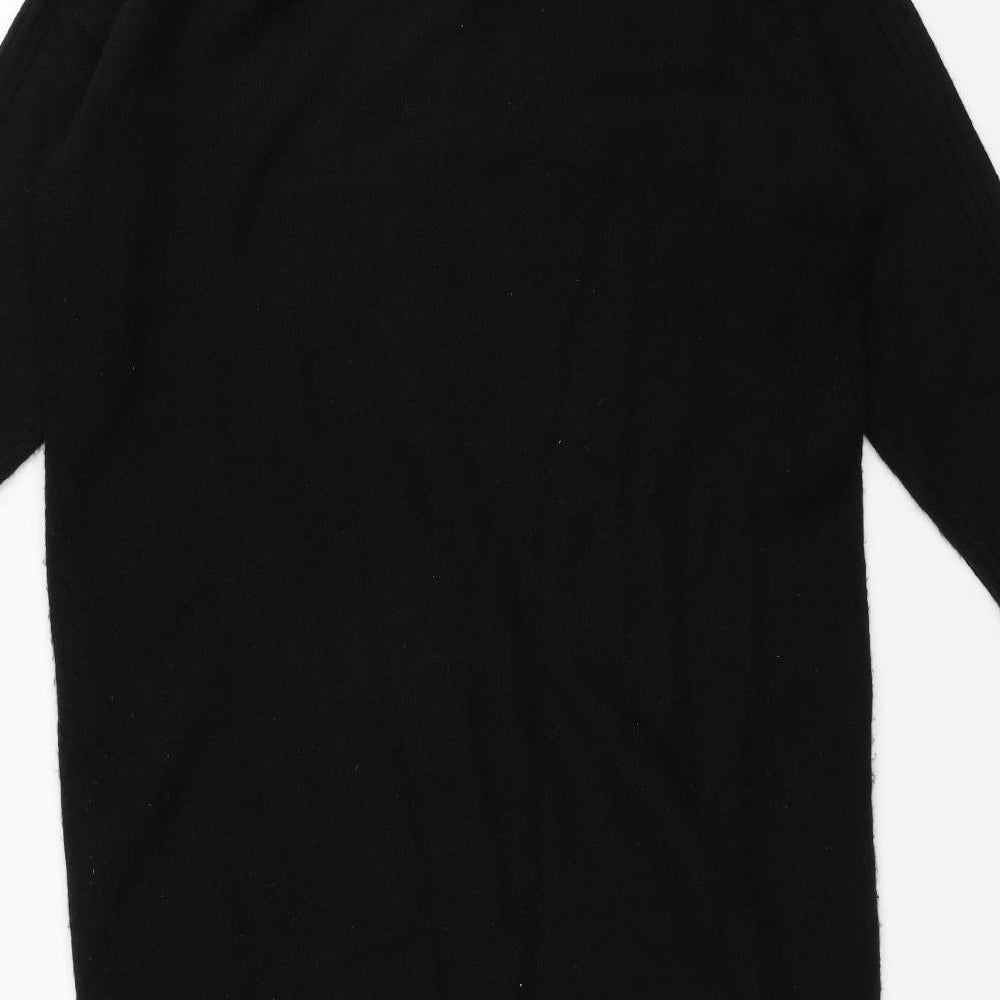 TU Womens Black  Knit Jumper Dress  Size 16