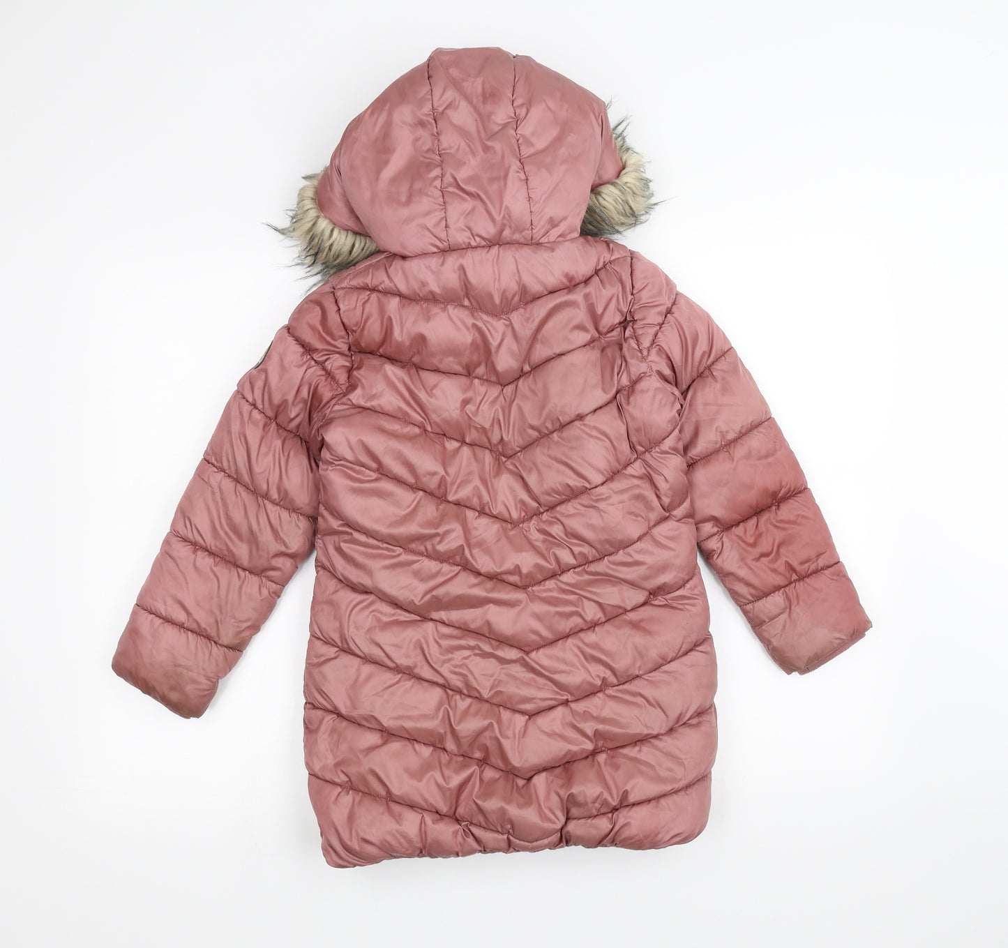 NEXT Girls Pink   Puffer Jacket Coat Size 8 Years