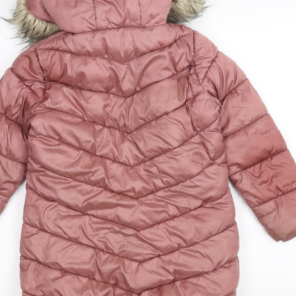 NEXT Girls Pink   Puffer Jacket Coat Size 8 Years