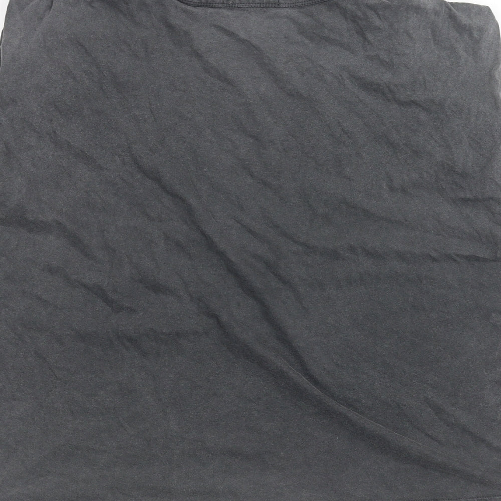 Pull&Bear Womens Grey   Basic T-Shirt Size M