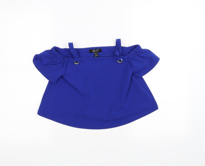 New Look Girls Blue   Basic T-Shirt Size 9 Years
