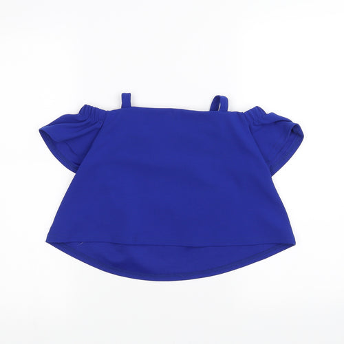 New Look Girls Blue   Basic T-Shirt Size 9 Years