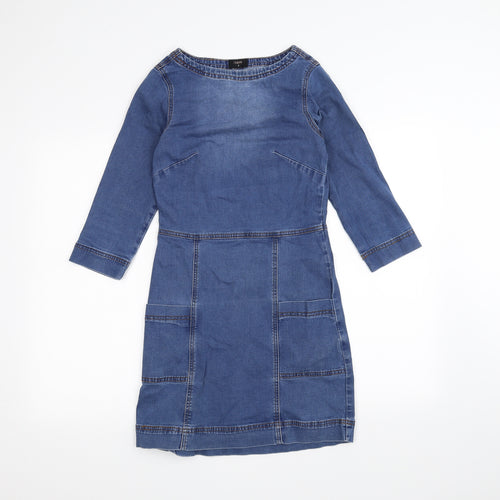 /denim Womens Blue   A-Line  Size 8