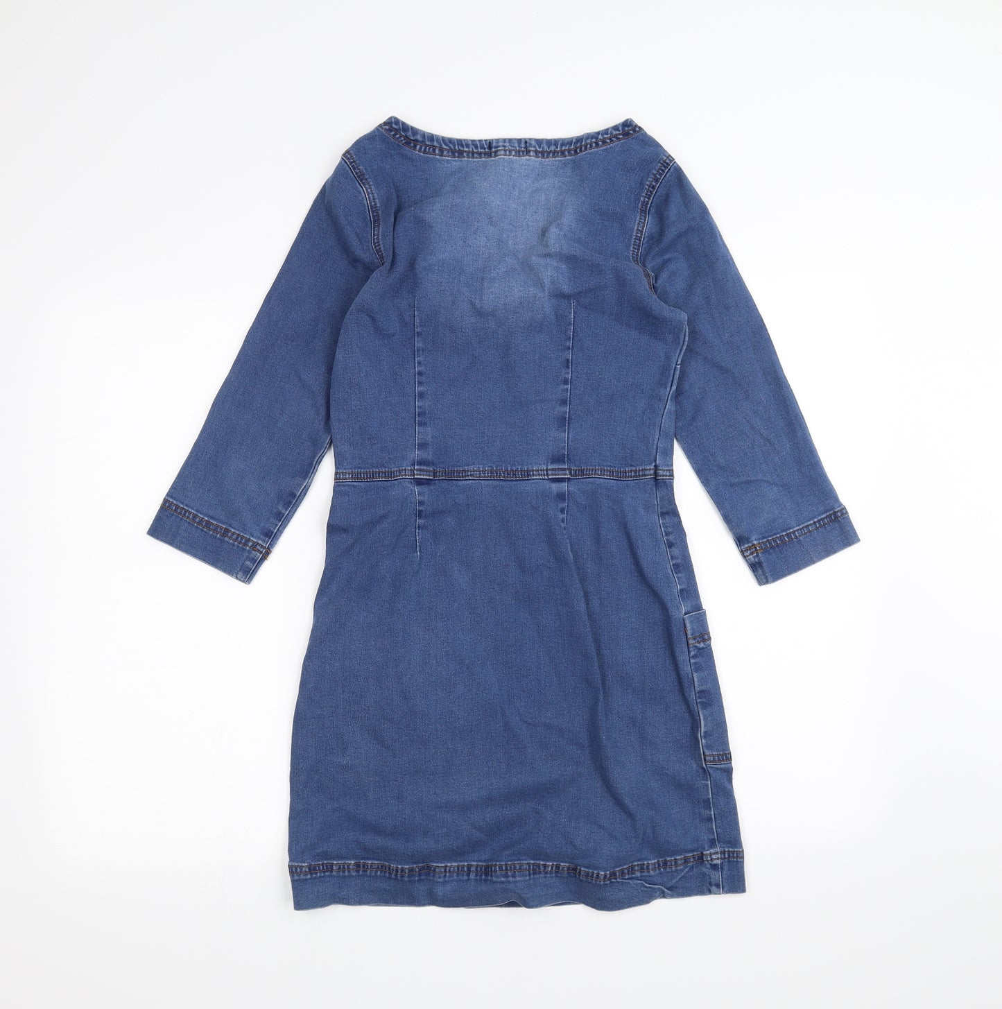 /denim Womens Blue   A-Line  Size 8