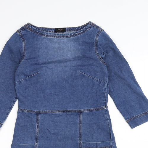 /denim Womens Blue   A-Line  Size 8