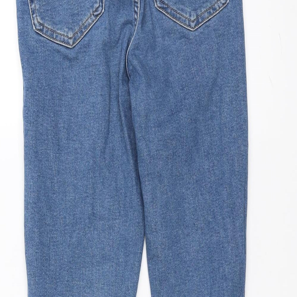 Topshop Womens Blue   Skinny Jeans Size 26 in L30 in - Ripped details
