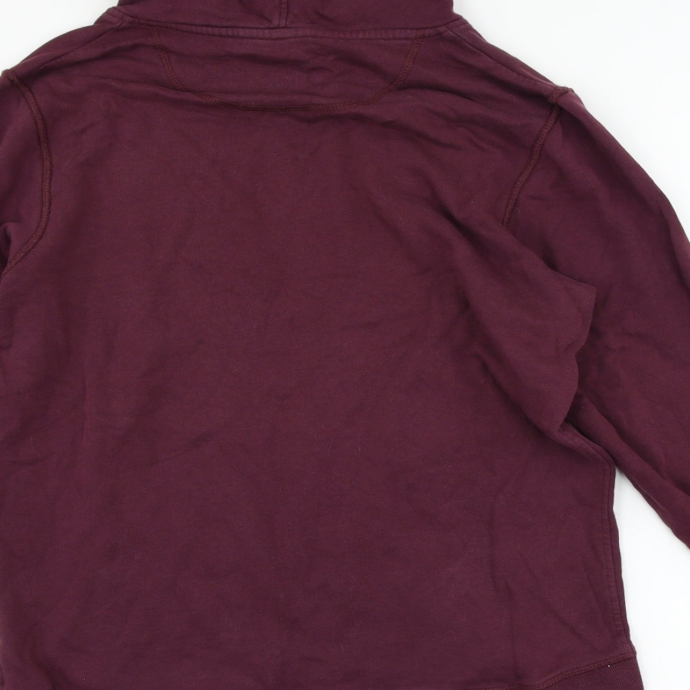 JACK & JONES Mens Purple   Pullover Hoodie Size L