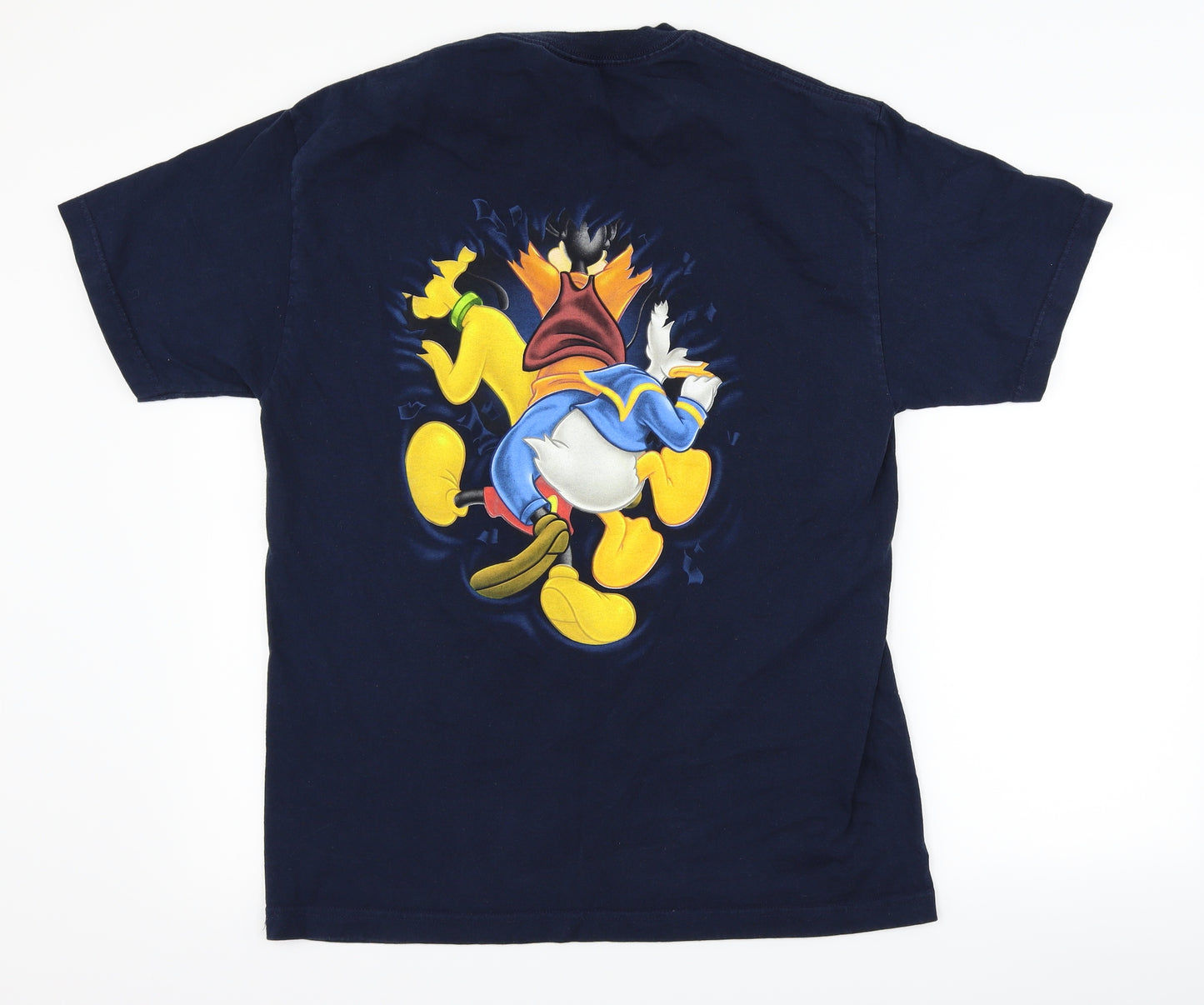 Disney Mens Blue    T-Shirt Size L  - Disney Logo