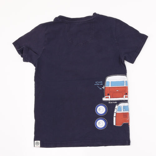 Fat Face Boys Blue   Basic T-Shirt Size 10-11 Years  - VW camper