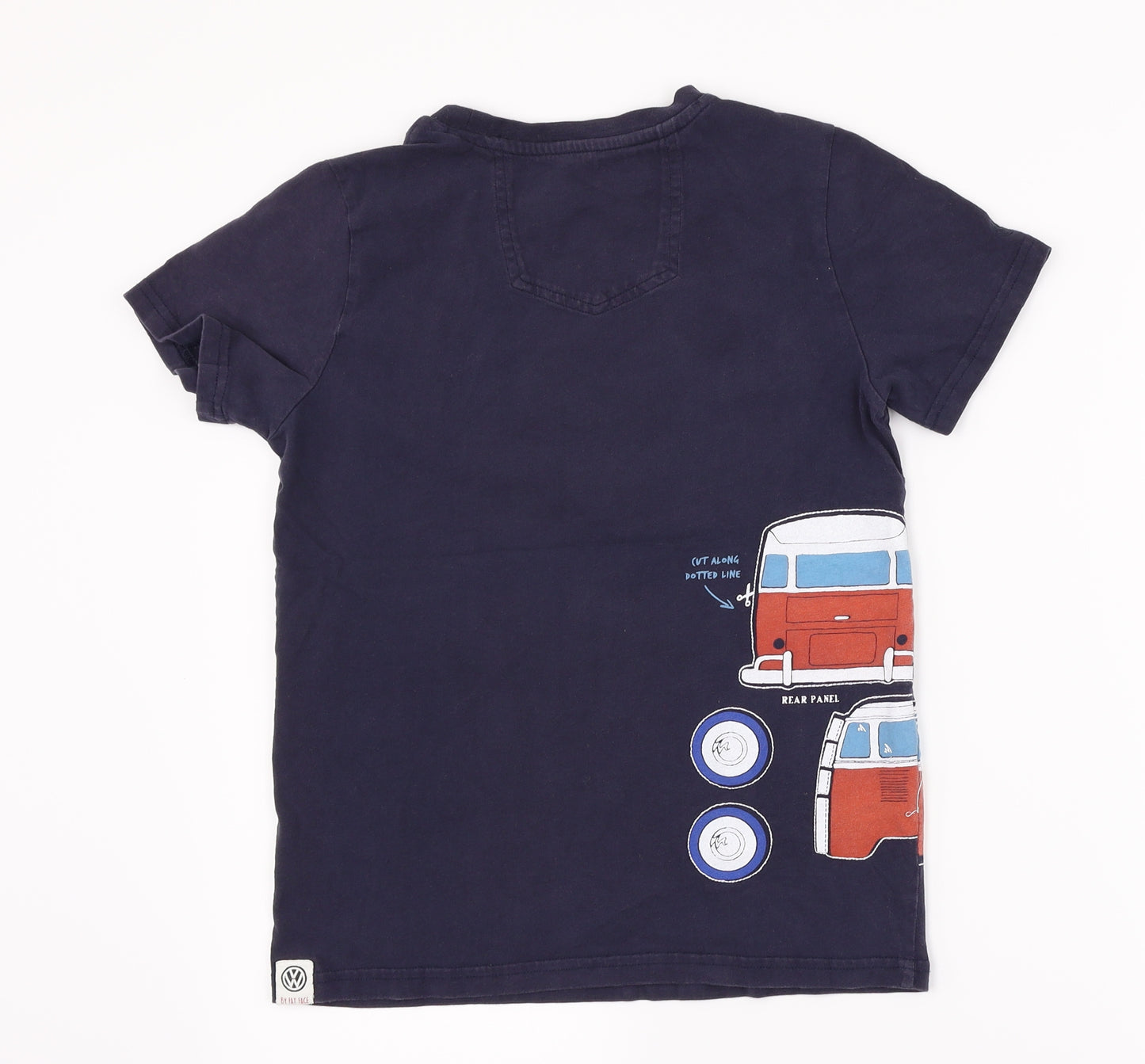 Fat Face Boys Blue   Basic T-Shirt Size 10-11 Years  - VW camper