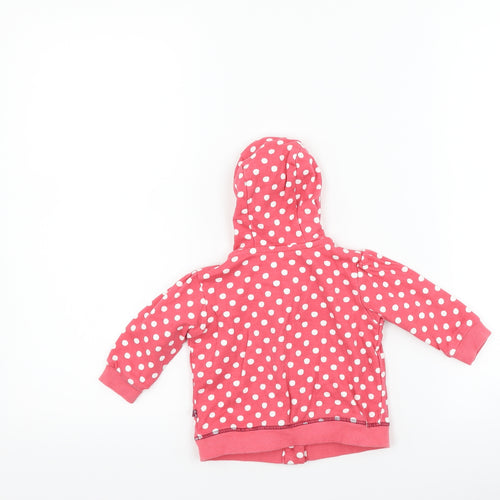 Marks and Spencer Girls Pink Polka Dot  Jacket  Size 3-6 Months