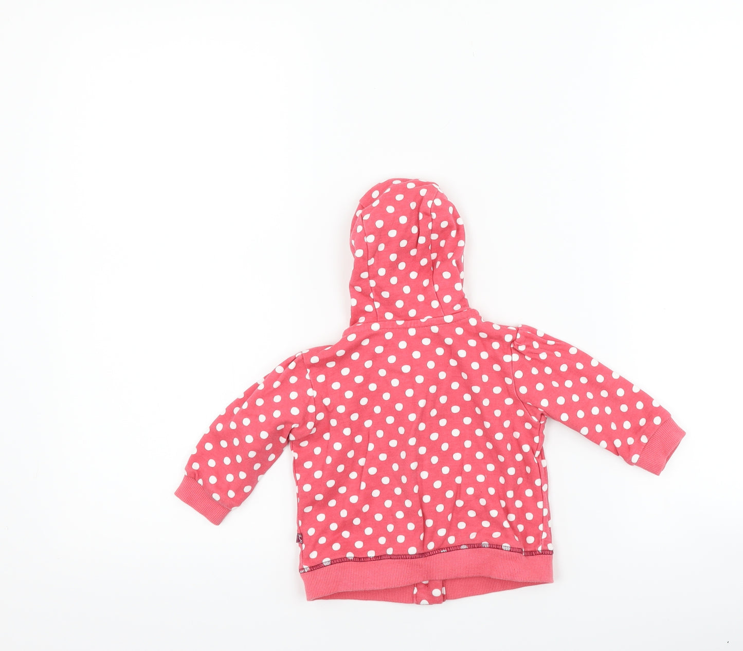 Marks and Spencer Girls Pink Polka Dot  Jacket  Size 3-6 Months